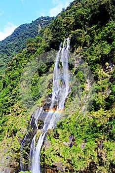 Wulai Waterfall is located in Wulai District, New Taipei City, Taiwan