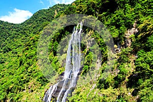 Wulai Waterfall is located in Wulai District, New Taipei City, Taiwan