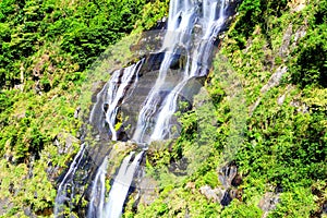 Wulai Waterfall is located in Wulai District, New Taipei City, Taiwan