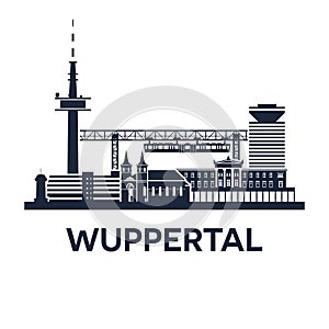 Wuppertal Skyline Emblem
