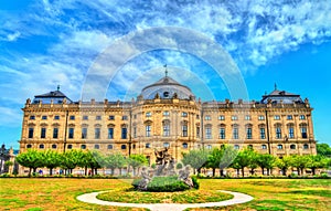 The Wurzburg Residence, a palace in Bavaria, Germany