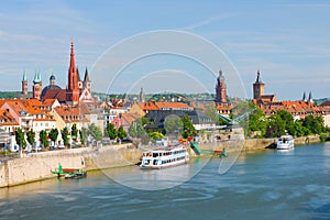 Wurzburg in a sunny summer day