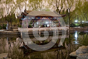 Wushu in Park Temple of Sun Beijing