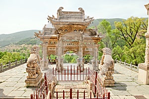 The wutai mountain temple in China