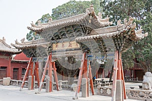 Wuwei Confucian Temple (Wuwei Wen Miao). a famous historic site in Wuwei, Gansu, China.