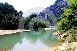 Wuyi mountain , the danxia geomorphology scenery in China