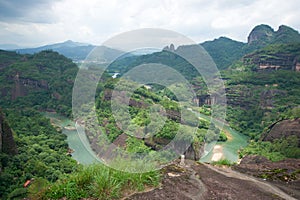 Wuyi mountain landscape