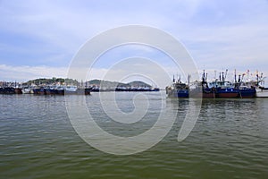 The wuyu island fishing pier