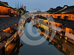 Wuzhen at nightfall