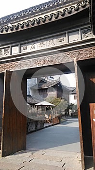 Wuzhen watertown view Winter China