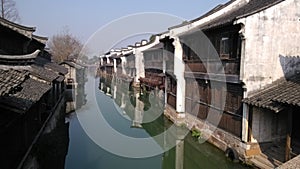 Wuzhen watertown view Winter China