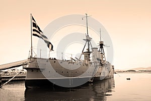 WW I Battleship, Flagship of Greek Navy