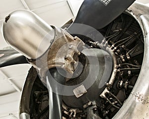 WW II fighter plane engine