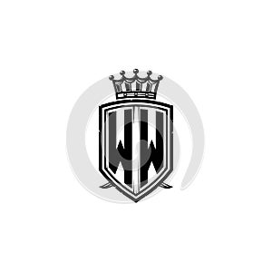 WW Logo Monogram Shield Crown Luxury Design