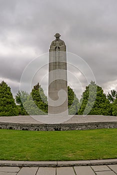 The WW1 Canadian Memorial near Ypres