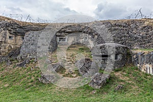 WW1 Fortess Douaumont near Verdun in France