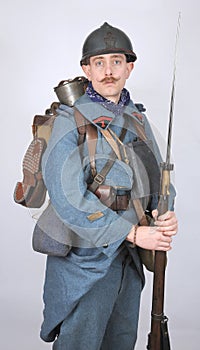 WW1 Great War French Engineer in uniform