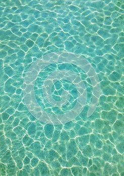 Wwater in a pool