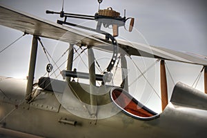 WWI British SE5a Cockpit
