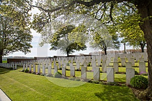 WWI cemetery in France