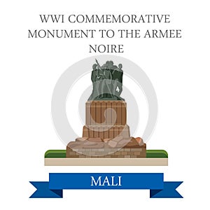 WWI Commemorative Monument to the Armee Noire in M