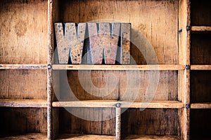 WWI Concept Wooden Letterpress Theme