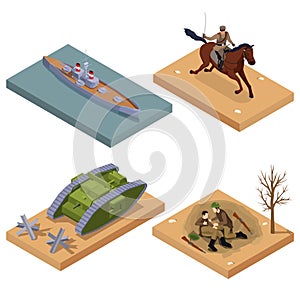 WWI Equipment Isometric