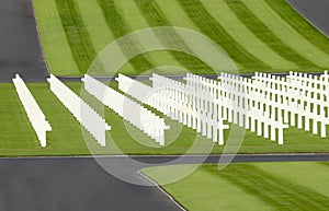 WWII american military cemetery