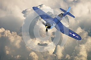 WWII Fighter Plane, War, Military