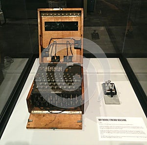 WWII German M4 Enigma code machine