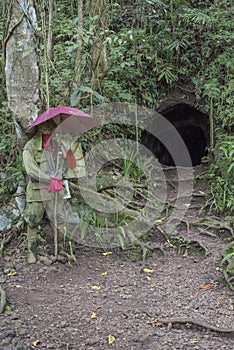 WWII Japanese tunnel in Legazpi, the Philippines