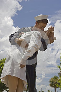 WWII Kiss in Bradenton, Florida photo