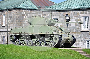 WWII Tank at La Citadelle in Quebec City, Canada