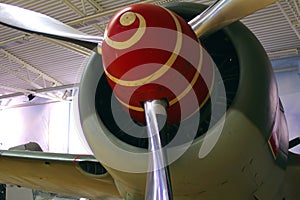 WWII Plane Prop with Spiral