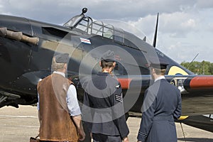 WWII planes at Duxford airshow photo