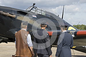 WWII planes at Duxford airshow