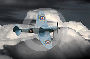 WWII Spitfire aircraft