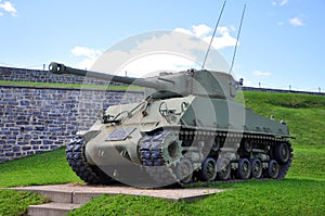 WWII Tank at La Citadelle in Quebec City, Canada