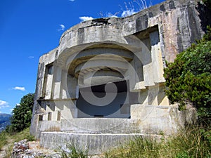 WWll bunker on Italian coast