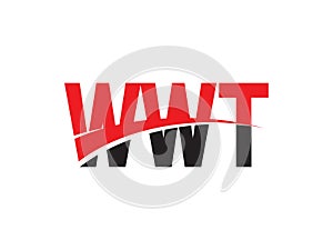 WWT Letter Initial Logo Design Vector Illustration