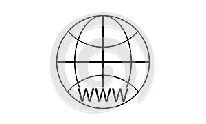 Www icon website symbol modern simple  image