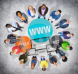 WWW Internet Online Global Communications Concept