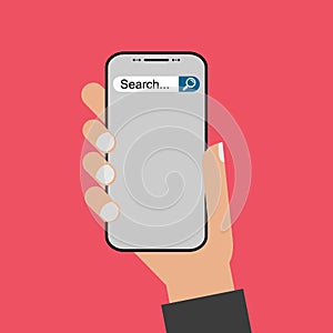 WWW internet search bar icon isolated on background.  Tool for web site, app, ui and logo