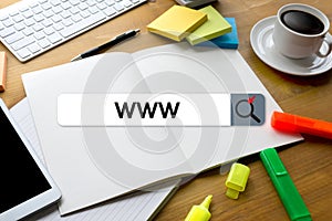 WWW Website Online Internet Web Page computer Browser Connection