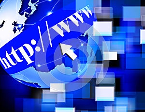 WWW World Internet Background