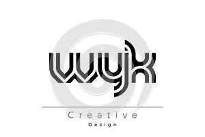 WYK Creative Unique Modern Letter Logo Design