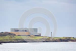 Wylfa decommisioned nuclear power station at Cemaes in Anglesey