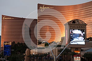 Wynn and Encore at Sunset