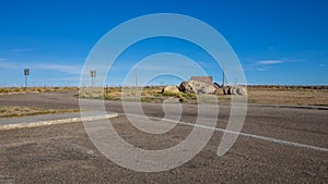 Wyoming Interstate 80 highway rest area.