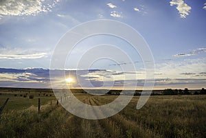 Wyoming Landscape at Sunrise photo